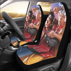 Back To The Future Car Seat Covers Set of 2 Universal Size