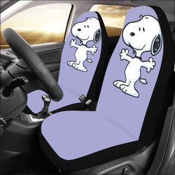 Snoopy Car Seat Covers Set of 2 Universal Size