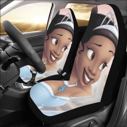 Princess and the Frog Car Seat Covers Set of 2 Universal Size