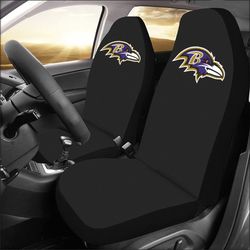 Baltimore Ravens Car Seat Covers Set of 2 Universal Size