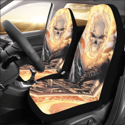 Ghost Rider Car Seat Covers Set Of 2 Universal Size