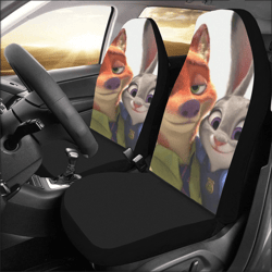Zootopia Car Seat Covers Set of 2 Universal Size