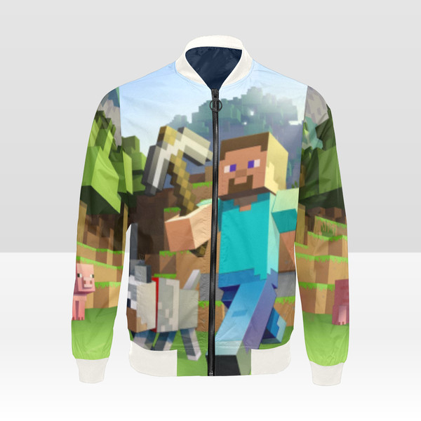 Minecraft Shoes Bomber Jacket.png
