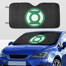 Green Lantern Car Sunshade