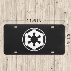 Galactic Empire Star Wars License Plate