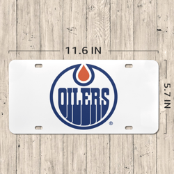 Edmonton Oilers License Plate