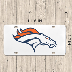 Denver Broncos License Plate