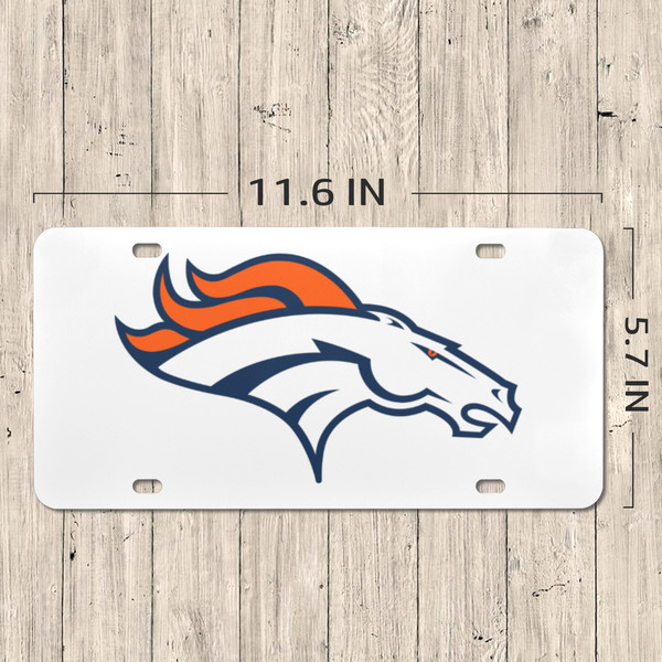 Denver Broncos License Plate.png