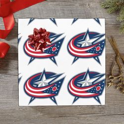 Columbus Blue Jackets Gift Wrapping Paper