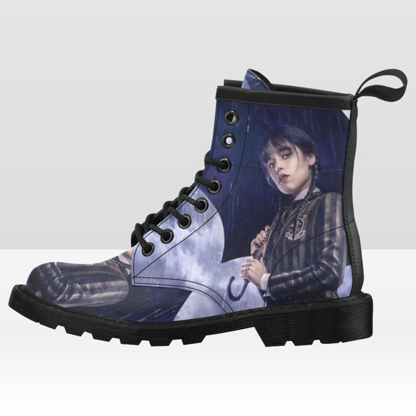 Wednesday Addams Shoes Vegan Leather Boots.png