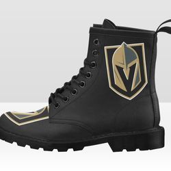Vegas Golden Knights Vegan Leather Boots