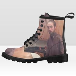 Robert Pattinson Meme Vegan Leather Boots