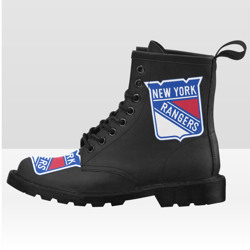 New York Rangers Vegan Leather Boots