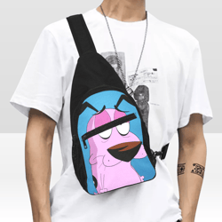 Courage The Cowardly Dog Chest Bag