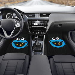 Cookie Monster Front Car Floor Mats Set of 2