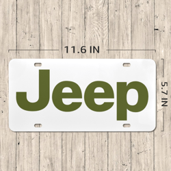 Jeep License Plate
