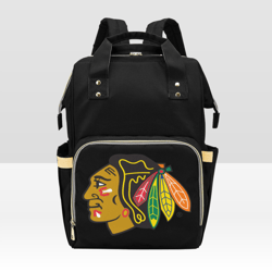 Chicago Blackhawks Diaper Bag Backpack