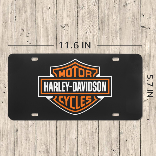 Harley Davidson License Plate.png