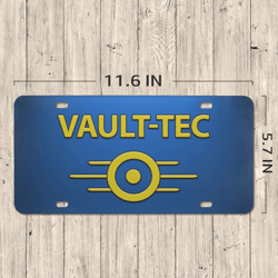 Fallout Vault Tec License Plate