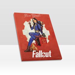 Fallout Nuka Cola Lucy Frame Canvas Print