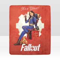 Fallout Nuka Cola Lucy Blanket Lightweight Soft Microfiber Fleece