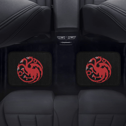 Targaryen Dragon Back Car Floor Mats Set of 2
