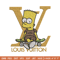 Bart simpson lv Embroidery Design, LV Embroidery, Embroidery File, Logo shirt, Sport Embroidery, Digital download.jpg