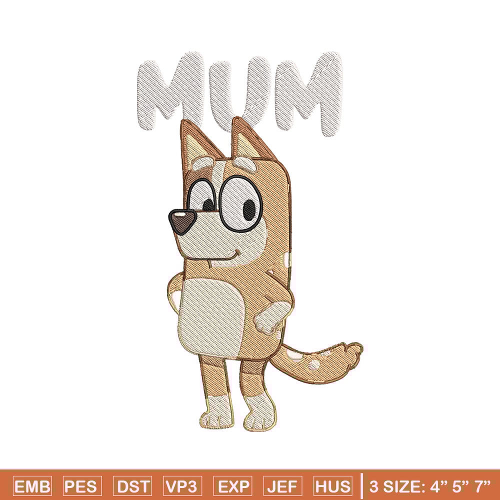 Chilli Heeler Embroidery, Bluey Cartoon Embroidery, cartoon Embroidery, Embroidery File, cartoon shirt, digital download.jpg