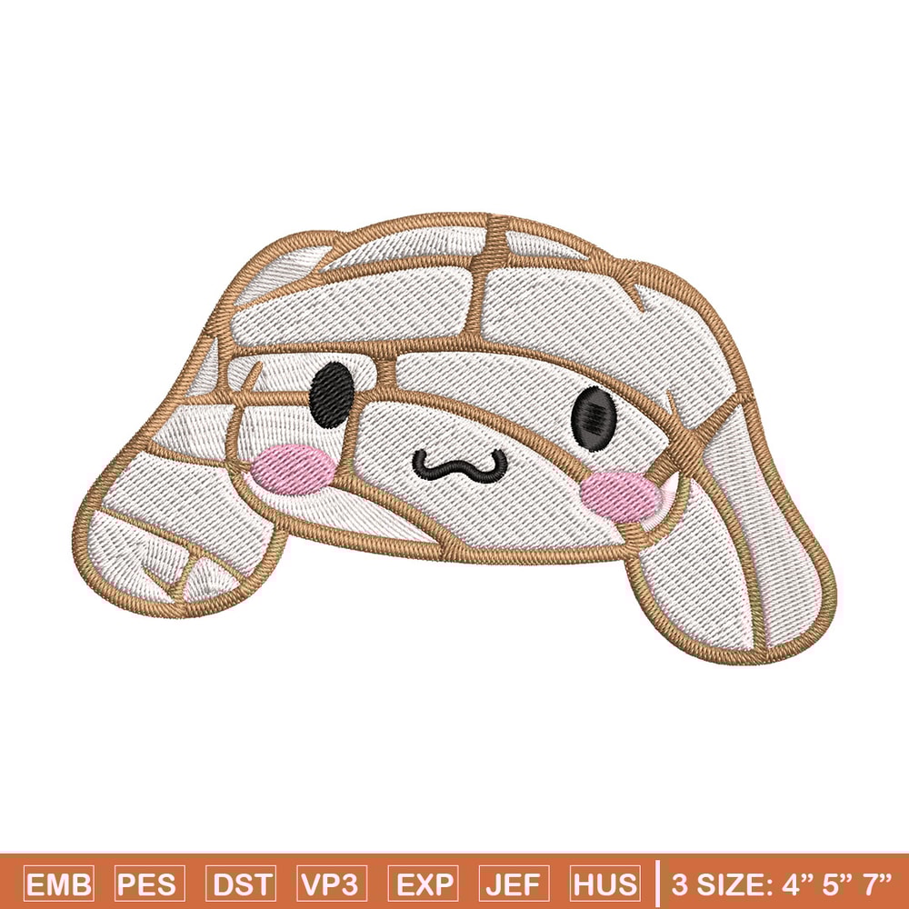 Cinnamoroll Mummy Embroidery Design, Cinnamoroll cartoon Embroidery, Embroidery File, Cartoon shirt, Digital download..jpg