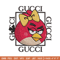 Girl Bird gucci Embroidery design, Angry Birds Embroidery, cartoon design, Embroidery File, logo shirt, Digital download.jpg