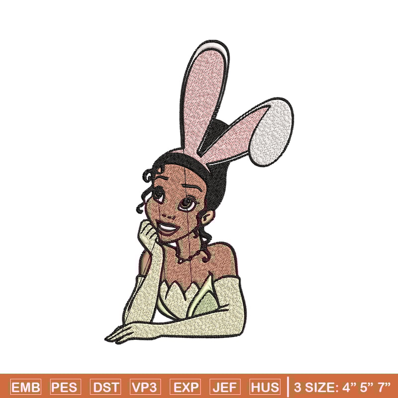 Girl bunny Embroidery design, Girl bunny Embroidery, Cartoon design, Embroidery File, logo shirt, Digital download..jpg