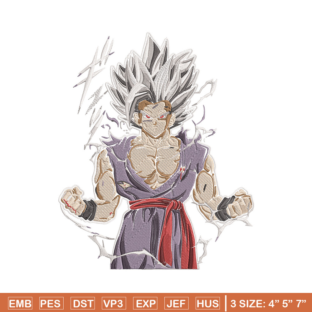 Goku Ultra form Embroidery Design, Dragonball Embroidery, Embroidery File, Anime Embroidery,Anime shirt,Digital download.jpg