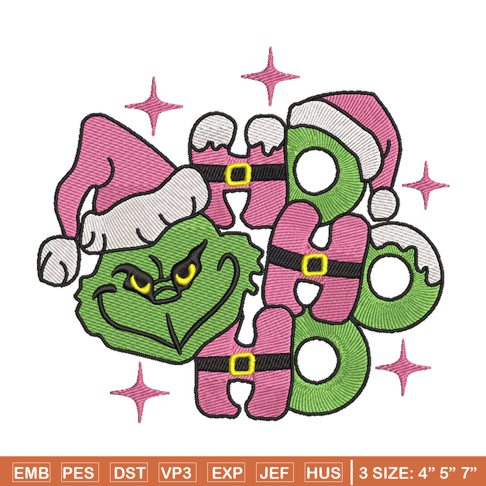 Grinch laugh embroidery design,Chrismas design, Embroidery shirt, Embroidery file, Grinch embroidery, Digital download.jpg