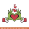 Grinch love embroidery design, Grinch embroidery, Chrismas design, Embroidery shirt, Embroidery file, Digital download.jpg