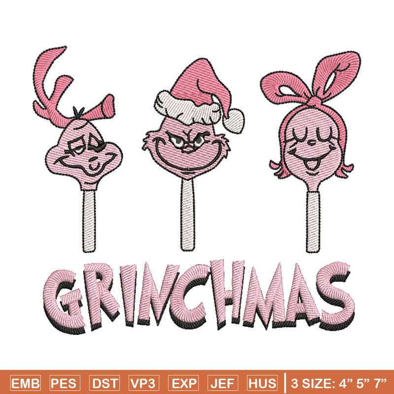 Grinchmas embroidery design, Grinch embroidery, Chrismas design, Embroidery shirt, Embroidery file, Digital download.jpg