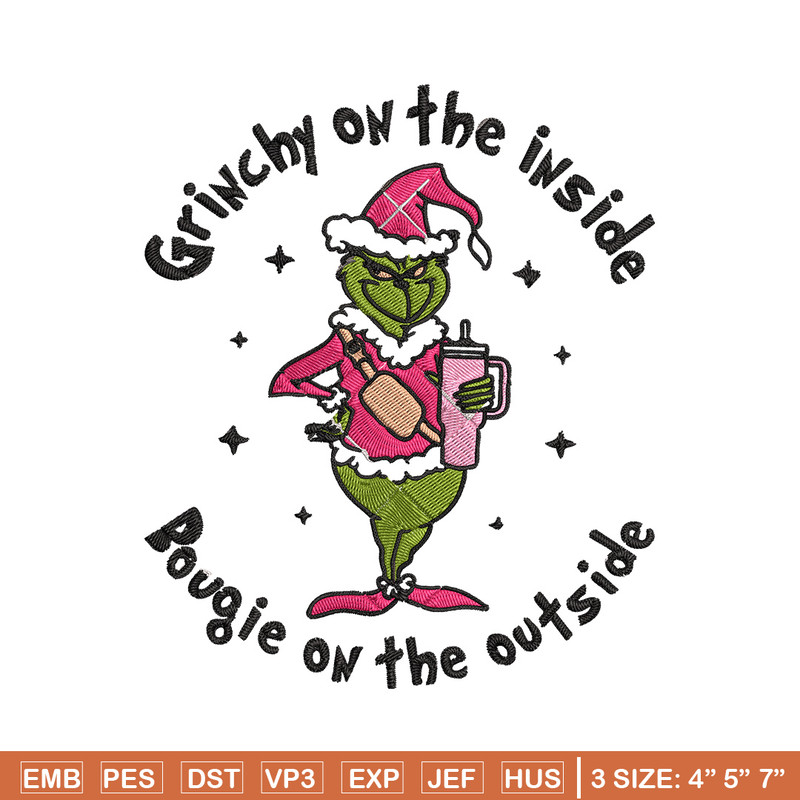 Grinchy Embroidery Design, Grinch Embroidery, Embroidery File, Chrismas Embroidery, Anime shirt, Digital download.jpg
