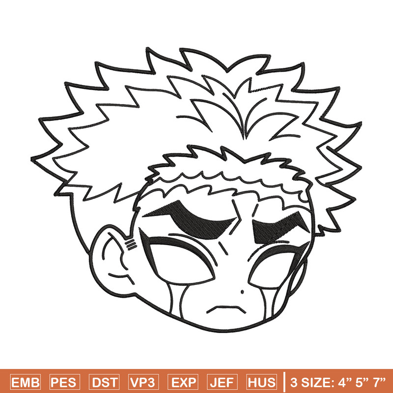 Gyomei chibi Embroidery Design,Demon slayer Embroidery,Embroidery File,Anime Embroidery,Anime shirt, Digital download.jpg