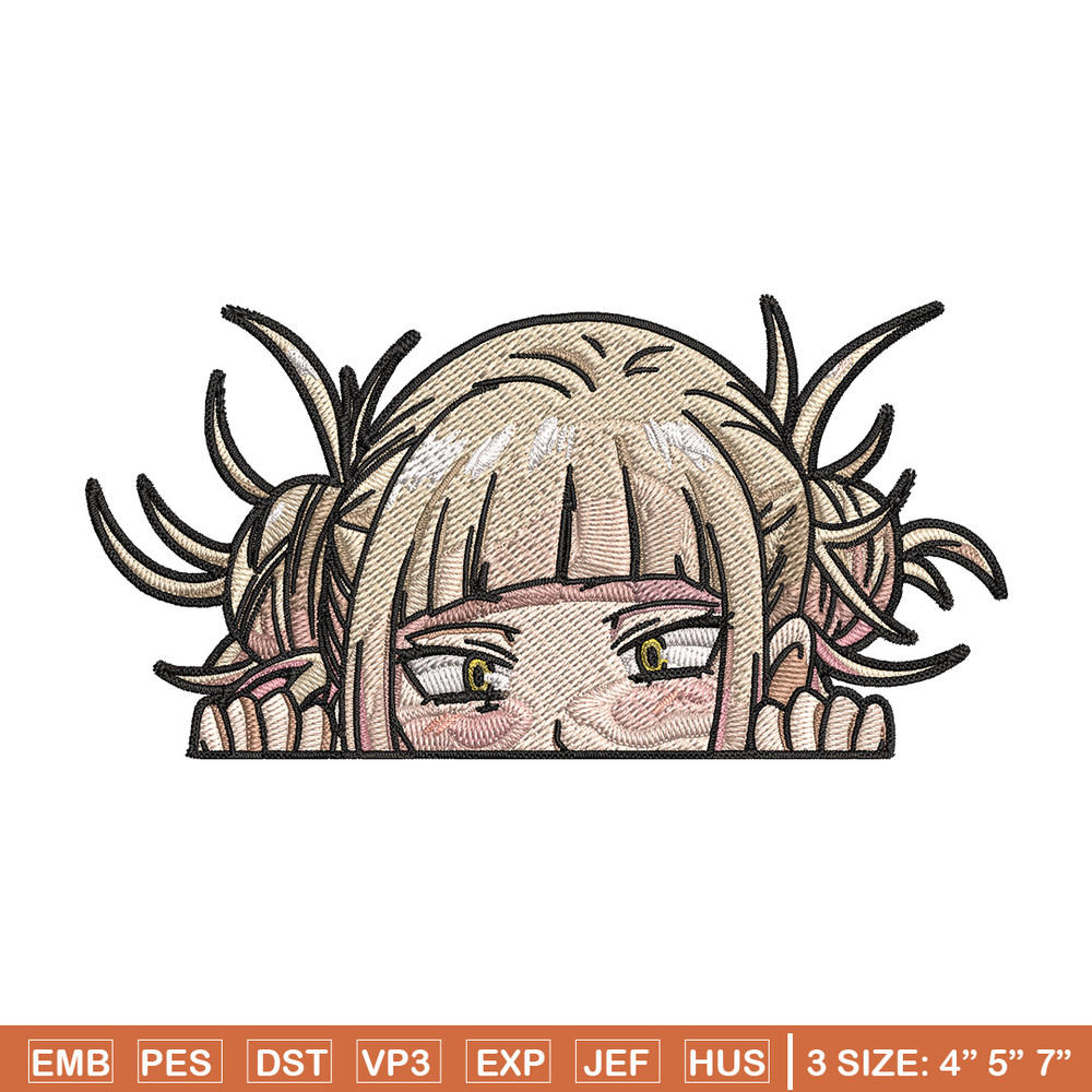 Himiko Peeker Embroidery Design, Mha Embroidery, Embroidery File, Anime Embroidery,Anime shirt, Digital download..jpg