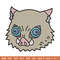 Inosuke sticker Embroidery Design, Demon slayer Embroidery, Embroidery File, Anime Embroidery, Digital download.jpg