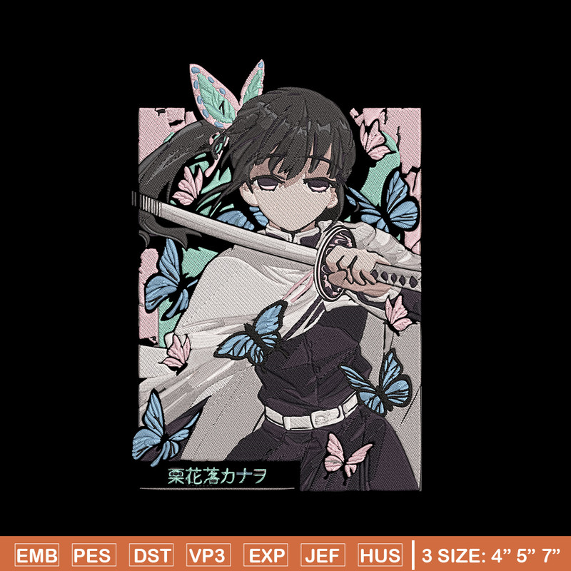 Kanao poster Embroidery Design, Demon slayer Embroidery, Embroidery File, Anime Embroidery, Digital download..jpg