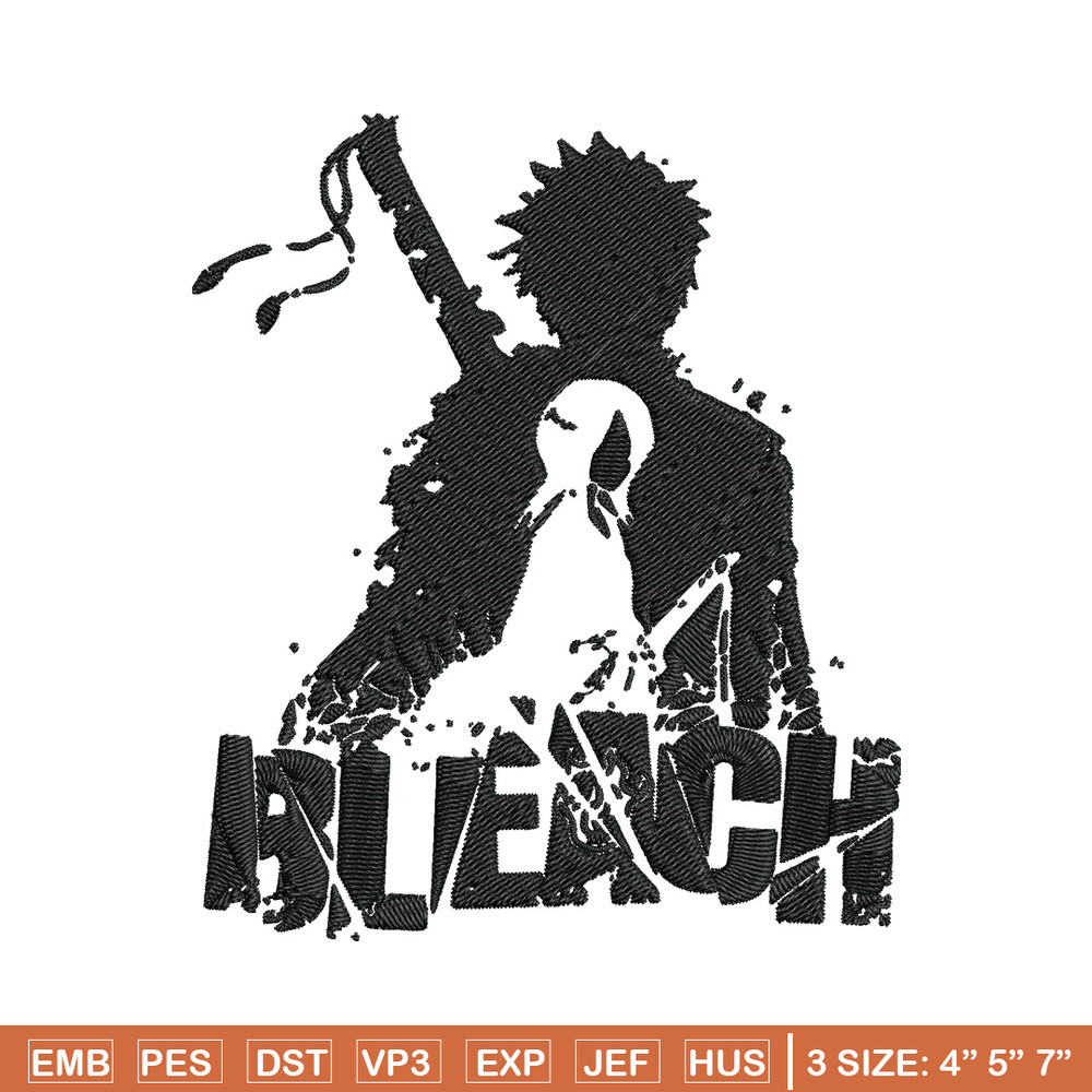 Kurosaki Ichigo Embroidery Design, Bleach Embroidery, Embroidery File, Anime Embroidery,Anime shirt, Digital download.jpg