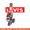 Levi's Mario Embroidery design, Levi's Mario Embroidery, cartoon design, Embroidery File, Levi's logo, Instant download.jpg
