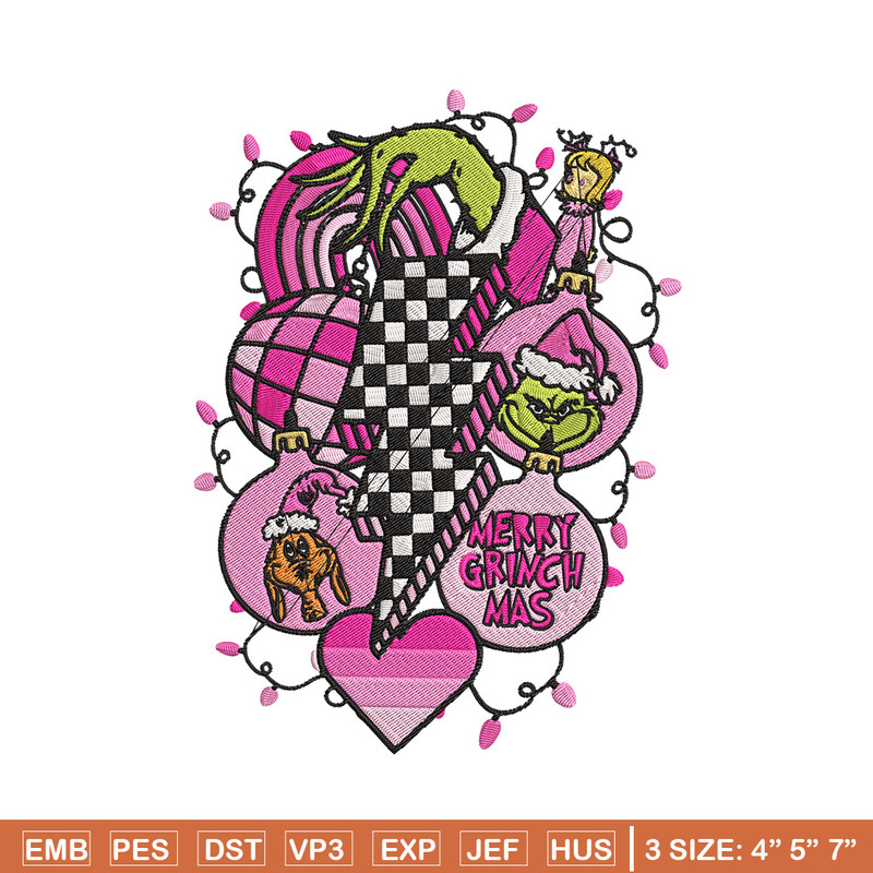 Merry grinchmas Embroidery Design, Grinch Embroidery, Embroidery File, Chrismas Embroidery, Anime shirt,Digital download.jpg