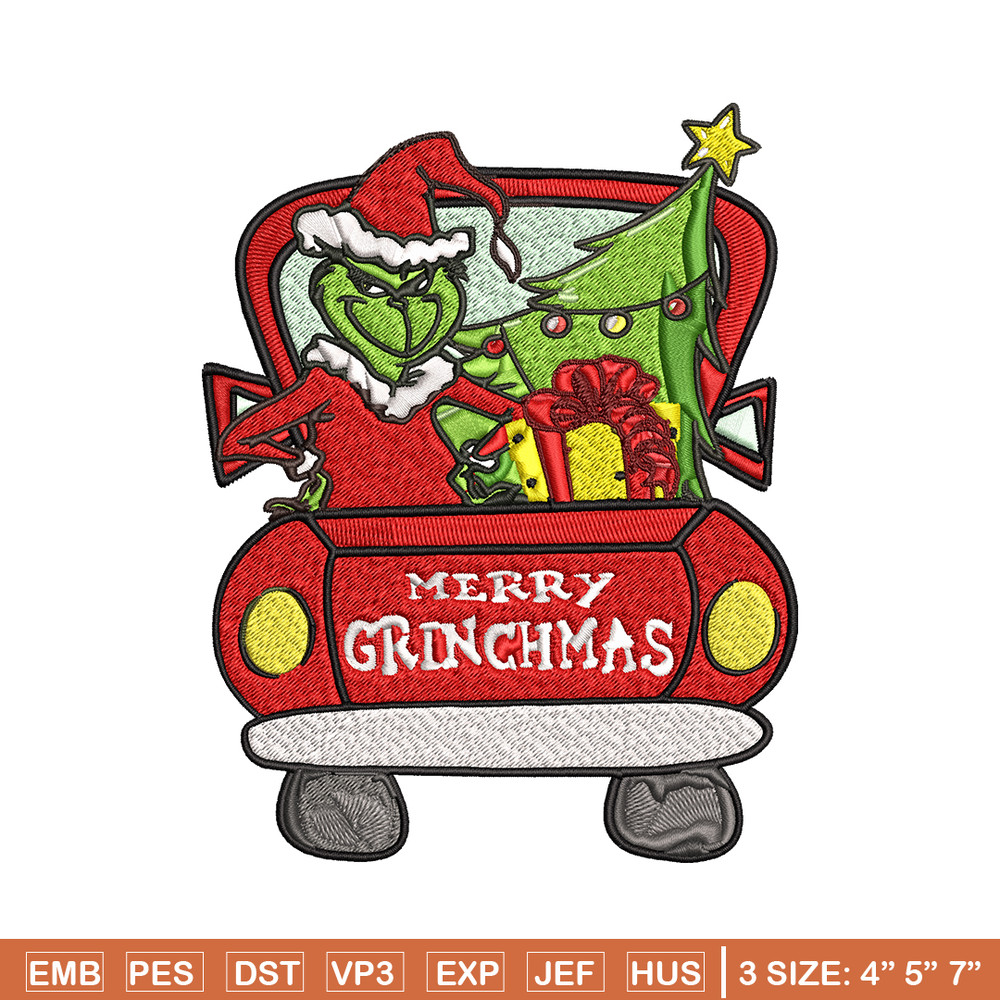 Merry Grinchmas Embroidery design, Merry Grinchmas Embroidery, cartoon design, logo shirt, Digital download..jpg