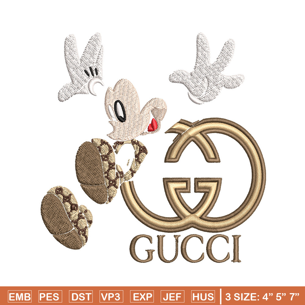 Mickey gucci Embroidery Design, Mickey Embroidery, Embroidery File, Logo shirt, Sport Embroidery, Digital download..jpg
