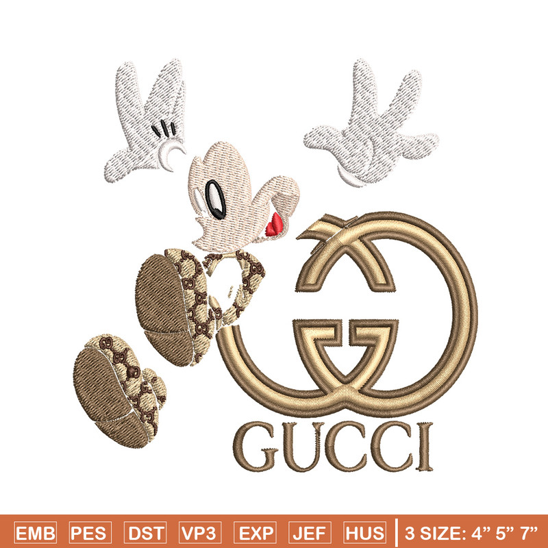 Mickey gucci Embroidery Design, Mickey Embroidery, Embroidery File, Logo shirt, Sport Embroidery, Digital download..jpg