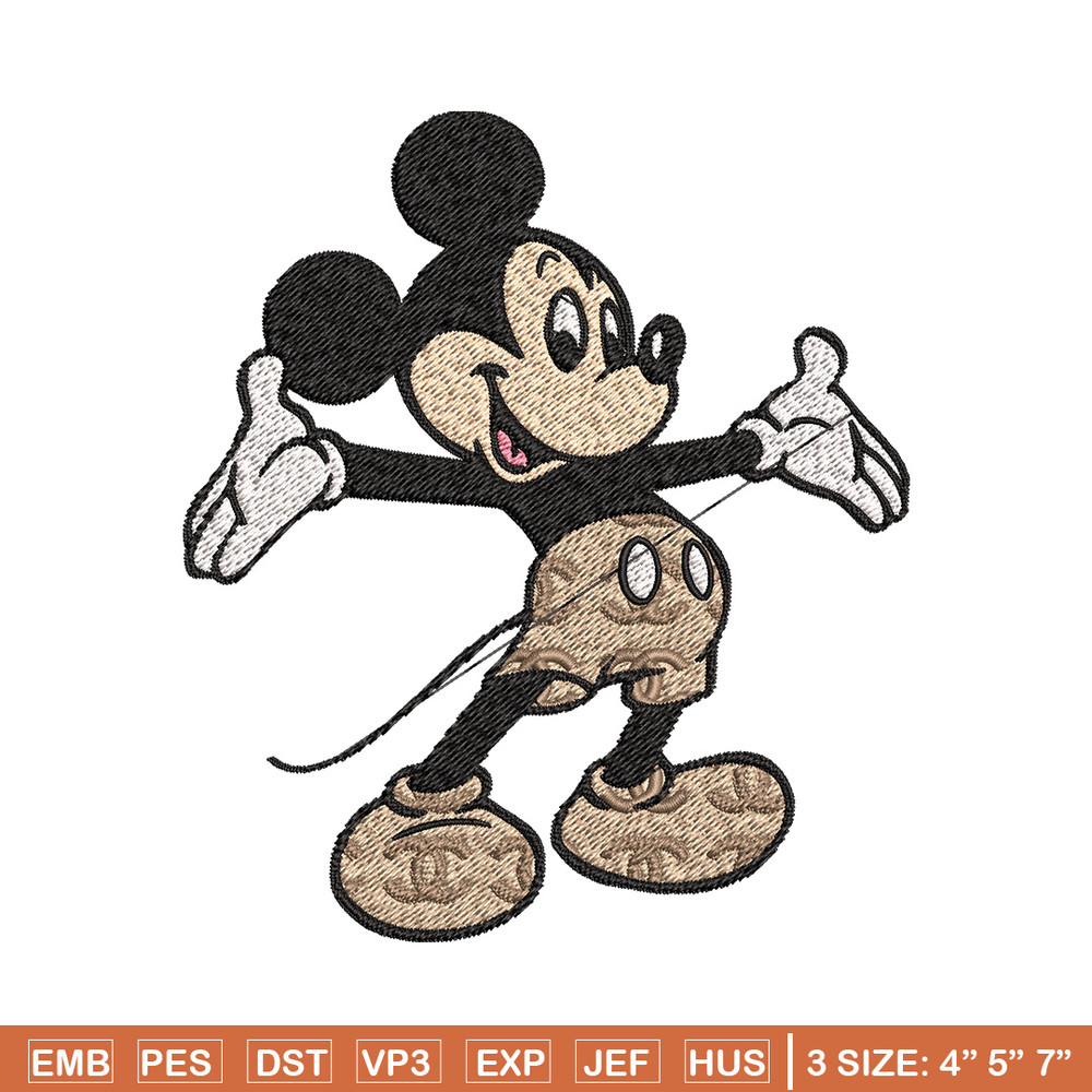 Mickey happy Embroidery Design, Gucci Embroidery, Brand Embroidery, Embroidery File, Logo shirt, Digital download.jpg