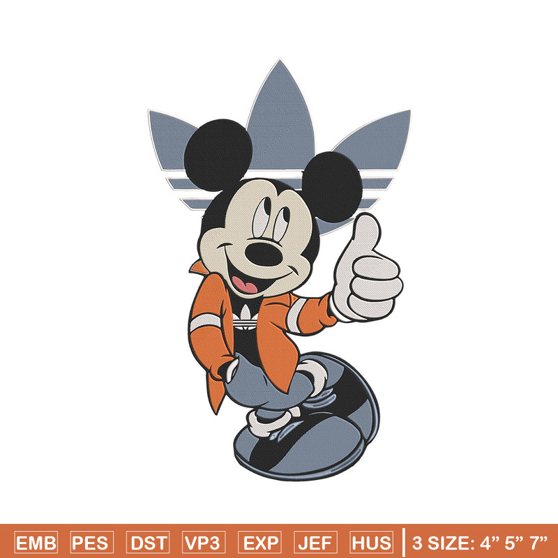 Mickey x adidas Embroidery Design, Mickey Embroidery, Embroidery File, Adidas Embroidery, Anime shirt, Digital download.jpg