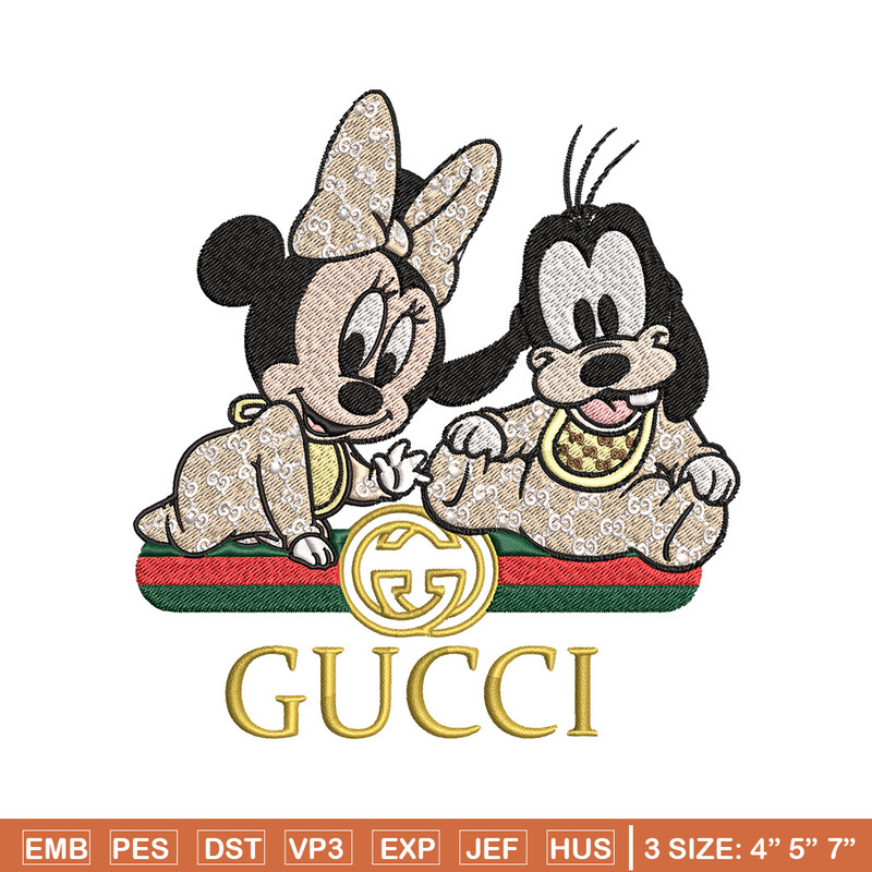 Minnie goofy baby Embroidery Design, Gucci Embroidery, Embroidery File, Logo shirt, Sport Embroidery, Digital download..jpg