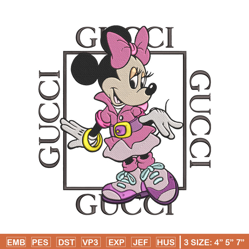 Minnie gucci Embroidery Design, Mickey Embroidery, Embroidery File, Gucci Embroidery, Anime shirt, Digital download.jpg